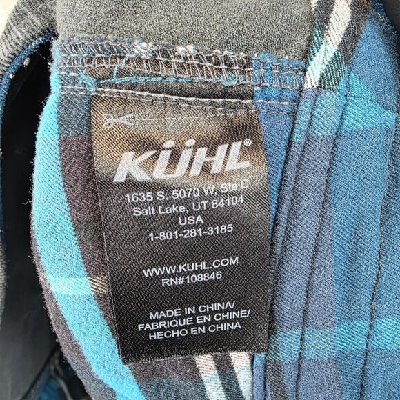 Kuhl Skirt Womens 4 Charcoal Corduroy Button Front Zip Pockets Casual Style 6191 - Picture 9 of 12